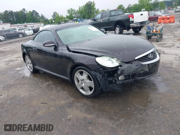 2004 Lexus SC 430 with VIN JTHFN48Y140059592, listed as a IAAI auction lot 42189576 with 101,014 mi miles and . Bid and sale history available at DreamBid. Image 1.