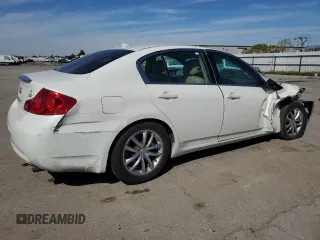 2008 Infiniti G35 Journey with VIN JNKBV61E58M218977, listed as a Copart auction lot 49639525 with Not Provided miles and Salvage Title. Bid and sale history available at DreamBid. Image 3.