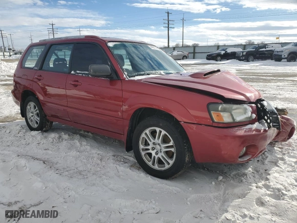 2004 Subaru Forester (Natl) XT with VIN JF1SG696X4H745348, listed as a Copart auction lot 44981145 with 142,795 mi miles and Salvage Title. Bid and sale history available at carsss.com. Image 4.