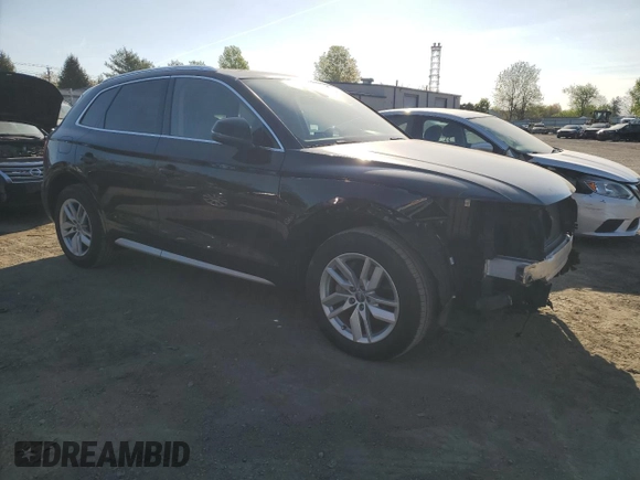 2020 Audi Q5 Premium with VIN WA1ANAFY6L2021138, listed as a Copart auction lot 54782375 with 131,899 mi miles and Salvage title. Bid and sale history available at DreamBid. Image 4.