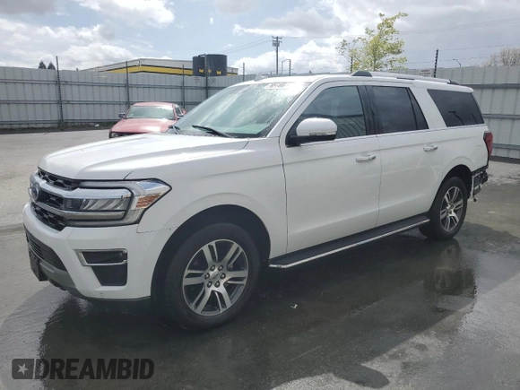 2023 Ford Expedition Max Limited with VIN 1FMJK2A88PEA50233, listed as a Copart auction lot 51351155 with 57,346 mi miles and Clean title. Bid and sale history available at DreamBid. Image 1.