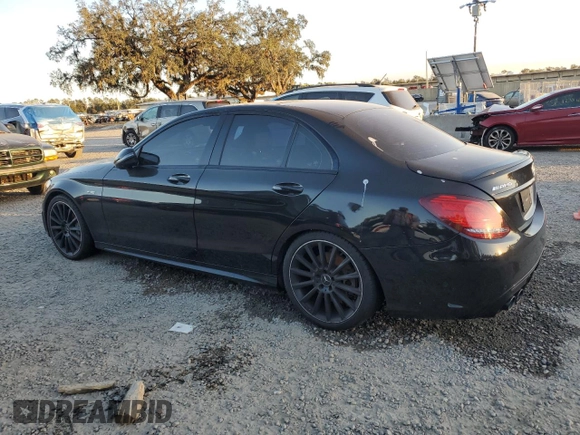 2020 Mercedes-Benz C 43 AMG with VIN 55SWF6EB8LU332262, listed as a Copart auction lot 83681354 with Not Provided miles and Non Repairable. Bid and sale history available at carsss.com. Image 2.