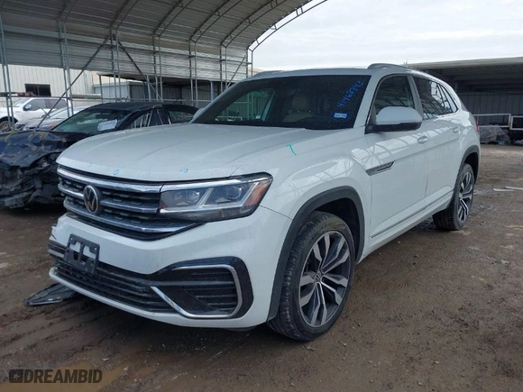 2020 Volkswagen Atlas Cross Sport 3.6L V6 SEL R-Line with VIN 1V2RE2CA2LC231704, listed as a IAAI auction lot 41468843 with 45,779 mi miles. Bid and sale history available at carsss.com. Image 2.