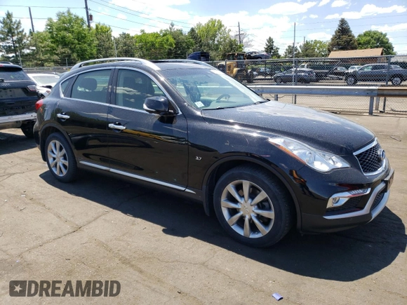 2017 Infiniti QX50 with VIN JN1BJ0RR3HM416543, listed as a Copart auction lot 59578944 with 68,509 mi miles and Non Repairable. Bid and sale history available at carsss.com. Image 4.