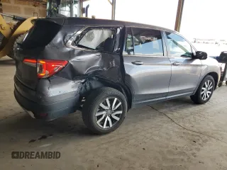 2021 Honda Pilot EX z VIN 5FNYF5H33MB019453, wystawiony jako Copart lot #54769055 z przebiegiem 89 686 mil mil oraz Szkoda całkowita • Salvage title. Historia ofert i sprzedaży dostępna na DreamBid. Obrazek 3.