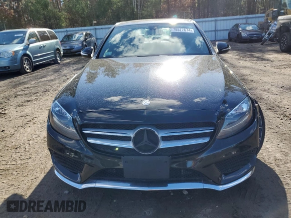 2015 Mercedes-Benz C 300 with VIN 55SWF4JB1FU053332, listed as a Copart auction lot 78577674 with 106,445 mi miles and Salvage Title. Bid and sale history available at carsss.com. Image 5.
