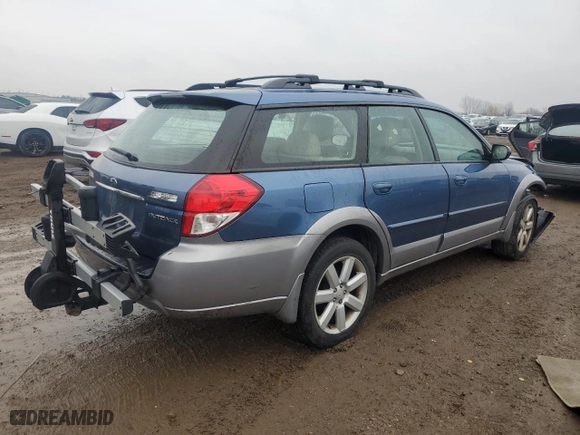 2008 Subaru Outback (Natl) Ltd with VIN 4S4BP62C987325792, listed as a Copart auction lot 81004454 with 0 mi miles and Salvage Title. Bid and sale history available at carsss.com. Image 3.