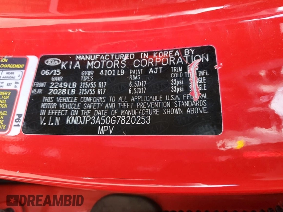 2016 Kia Soul + with VIN KNDJP3A50G7820253, listed as a Copart auction lot 49901865 with 94,576 mi miles and Salvage Title. Bid and sale history available at carsss.com. Image 12.