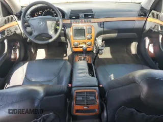 2002 Mercedes-Benz S-Class 4.3L with VIN WDBNG70JX2A314138, listed as a Copart auction lot 59694444 with 158,981 mi miles and Salvage Title. Bid and sale history available at carsss.com. Image 8.