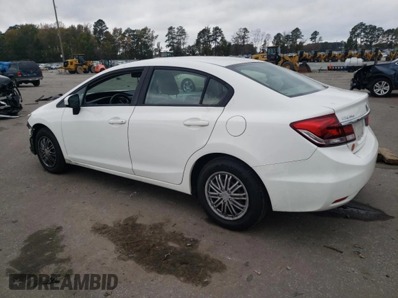 2014 Honda Civic Sedan LX with VIN 2HGFB2F53EH500810, listed as a Copart auction lot 80102174 with 135,339 mi miles and Salvage Title. Bid and sale history available at carsss.com. Image 2.