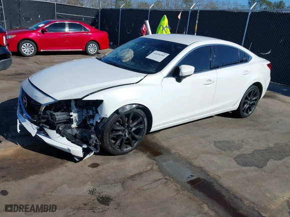 2017 Mazda Mazda6 Touring with VIN JM1GL1V54H1109471, listed as a IAAI auction lot 41694391 with 134,408 mi miles. Bid and sale history available at carsss.com. Image 19.