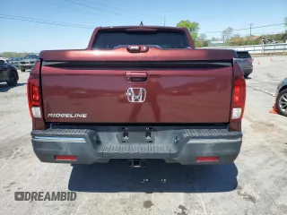 2017 Honda Ridgeline RTL-T with VIN 5FPYK2F6XHB004078, listed as a Copart auction lot 53120405 with 109,313 mi miles and Salvage title. Bid and sale history available at DreamBid. Image 6.