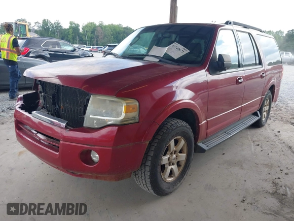 2009 Ford Expedition Max SSV with VIN 1FMFK155X9LA06636, listed as a IAAI auction lot 42740671 with 201,251 mi miles and . Bid and sale history available at DreamBid. Image 2.
