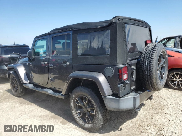2017 Jeep Wrangler Unlimited Sahara z VIN 1C4BJWEG3HL674913, wystawiony jako Copart lot #73943574 z przebiegiem 46 793 mil mil oraz Szkoda całkowita • Salvage title. Historia ofert i sprzedaży dostępna na DreamBid. Obrazek 2.