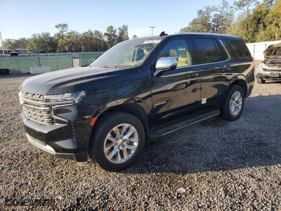 2021 Chevrolet Tahoe Premier with VIN 1GNSKSKD0MR478622, listed as a Copart auction lot 80138274 with 24,414 mi miles and Salvage Title. Bid and sale history available at carsss.com. Image 1.