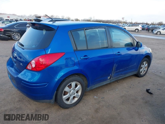 2008 Nissan Versa 1.8 S with VIN 3N1BC13E58L400361, listed as a IAAI auction lot 41114622 with 240,518 mi miles. Bid and sale history available at carsss.com. Image 4.