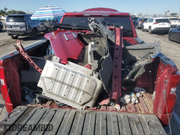 2020 Chevrolet Silverado 1500 LTZ with VIN 1GCUYGETXLZ270472, listed as a Copart auction lot 45423385 with 99,696 mi miles and Salvage Title. Bid and sale history available at DreamBid. Image 12.