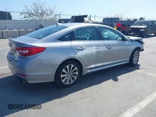 2015 Hyundai Sonata Sport with VIN 5NPE34AF2FH055486, listed as a IAAI auction lot 42136411 with 110,706 mi miles and . Bid and sale history available at DreamBid. Image 4.