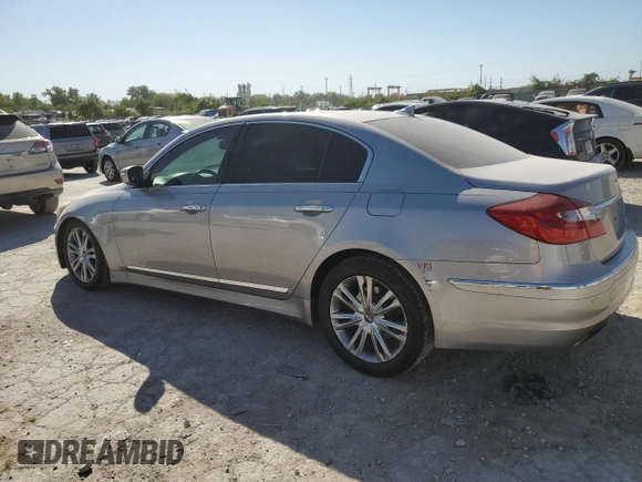2012 Hyundai Genesis 5.0L with VIN KMHGC4DH2CU193483, listed as a Copart auction lot 74206584 with 191,101 mi miles and Salvage Title. Bid and sale history available at carsss.com. Image 2.