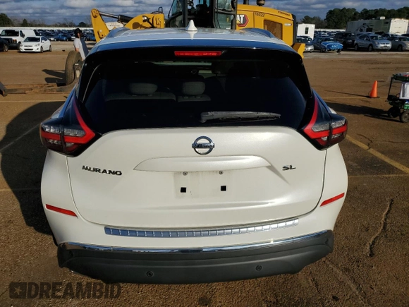 2020 Nissan Murano SL with VIN 5N1AZ2CJXLN126458, listed as a Copart auction lot 43722805 with 135,451 mi miles and Salvage title. Bid and sale history available at DreamBid. Image 6.