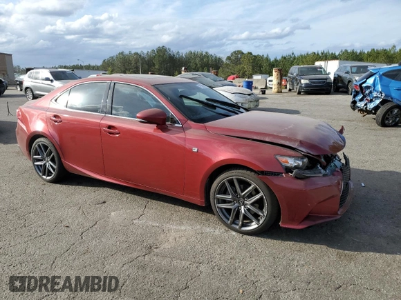 2015 Lexus IS 250 with VIN JTHBF1D28F5074236, listed as a Copart auction lot 47583335 with 155,899 mi miles and Salvage Title. Bid and sale history available at carsss.com. Image 4.
