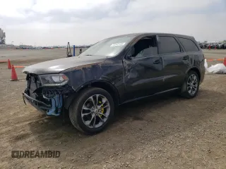 2019 Dodge Durango GT Plus with VIN 1C4RDHDG6KC675998, listed as a Copart auction lot 73542164 with 112,261 mi miles and Salvage Title. Bid and sale history available at carsss.com. Image 1.