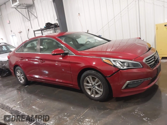 2015 Hyundai Sonata SE with VIN 5NPE24AF8FH003265, listed as a IAAI auction lot 41909096 with 75,453 mi miles and . Bid and sale history available at DreamBid. Image 13.