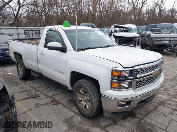 2015 Chevrolet Silverado 1500 LT with VIN 1GCNKRECXFZ414527, listed as a IAAI auction lot 41024683 with 219,673 mi miles. Bid and sale history available at carsss.com. Image 13.