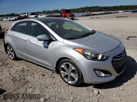 2013 Hyundai Elantra GT w/Blue Int with VIN KMHD35LE8DU048353, listed as a Copart auction lot 73672804 with 79,479 mi miles and Salvage Title. Bid and sale history available at carsss.com. Image 4.