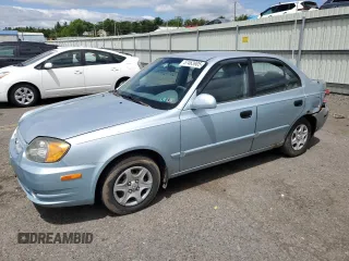 2004 Hyundai Accent GL z VIN KMHCG45C94U574027, wystawiony jako Copart lot #57463905 z przebiegiem 139 595 mil mil oraz Szkoda całkowita • Salvage title. Historia ofert i sprzedaży dostępna na DreamBid. Obrazek 1.