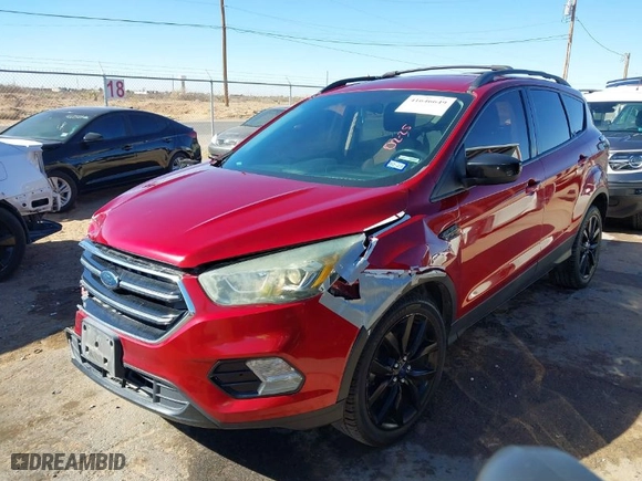 2017 Ford Escape SE with VIN 1FMCU0GD4HUC78409, listed as a IAAI auction lot 41646649 with 101,257 mi miles. Bid and sale history available at carsss.com. Image 2.