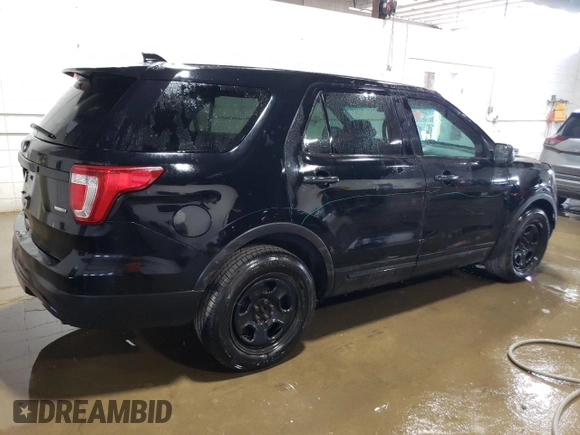 2016 Ford Utility Police Interceptor with VIN 1FM5K8AR9GGB96917, listed as a Copart auction lot 71740794 with 0 mi miles and Salvage Title. Bid and sale history available at carsss.com. Image 3.