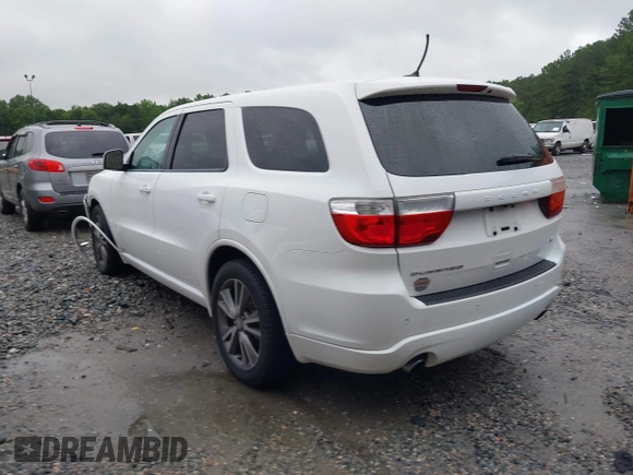 2013 Dodge Durango R/T with VIN 1C4SDHCT6DC672487, listed as a IAAI auction lot 42242172 with 185,074 mi miles and . Bid and sale history available at DreamBid. Image 3.