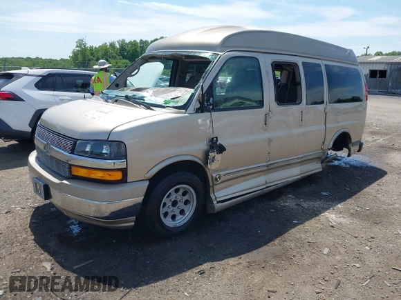 2006 Chevrolet Express Passenger with VIN 1GBFG15T161127863, listed as a IAAI auction lot 42309370 with 220,524 mi miles and . Bid and sale history available at DreamBid. Image 2.