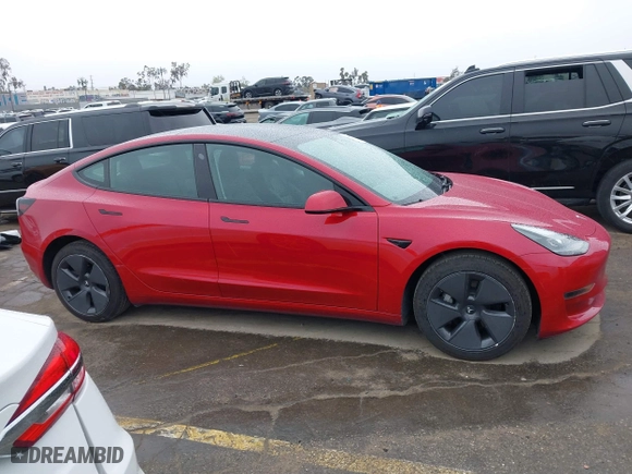 2023 Tesla Model 3 with VIN 5YJ3E1EA2PF476140, listed as a IAAI auction lot 41789189 with 33,435 mi miles. Bid and sale history available at carsss.com. Image 13.