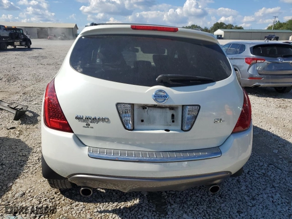 2007 Nissan Murano SL with VIN JN8AZ08T37W529656, listed as a Copart auction lot 71850964 with 261,120 mi miles and Clean Title. Bid and sale history available at carsss.com. Image 6.