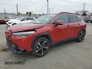 2023 Toyota Corolla Cross Hybrid S z VIN 7MUFBABG5PV013750, wystawiony jako Copart lot #60561305 z przebiegiem 33 564 mil mil oraz Szkoda całkowita • Salvage title. Historia ofert i sprzedaży dostępna na DreamBid. Obrazek 1.