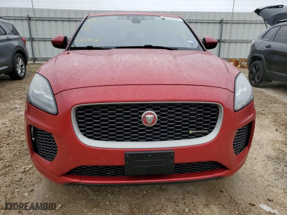 2018 Jaguar E-PACE R-Dynamic S with VIN SADFT2GX1J1Z29596, listed as a Copart auction lot 54948054 with 96,465 mi miles. Bid and sale history available at carsss.com. Image 5.