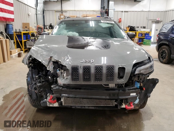2019 Jeep Cherokee Trailhawk с VIN 1C4PJMBX7KD426213, выставлен на аукционе Copart как лот 54957065 с пробегом 46 066 миль миль и Списание • Salvage title. История ставок и продаж доступна на DreamBid. Изображение 5.