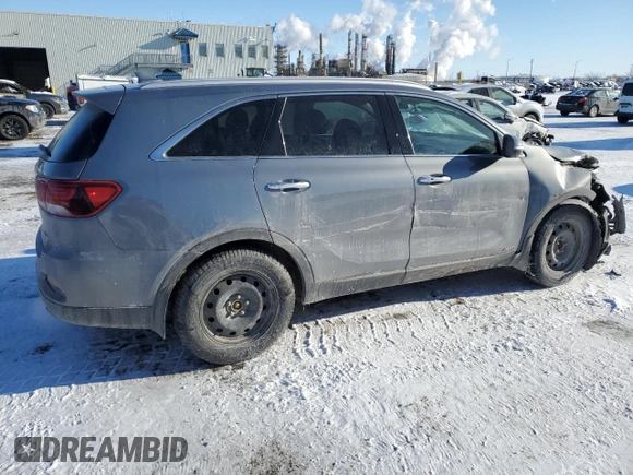 2020 Kia Sorento EX V6 with VIN 5XYPHDA57LG621081, listed as a Copart auction lot 43546465 with 107,182 mi miles and Salvage Title. Bid and sale history available at carsss.com. Image 3.