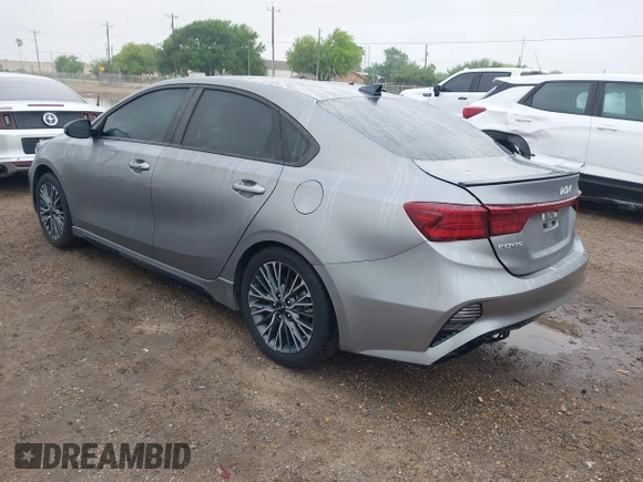2024 Kia Forte GT-Line with VIN 3KPF54ADXRE724304, listed as a IAAI auction lot 41906041 with 14,206 mi miles and . Bid and sale history available at carsss.com. Image 3.