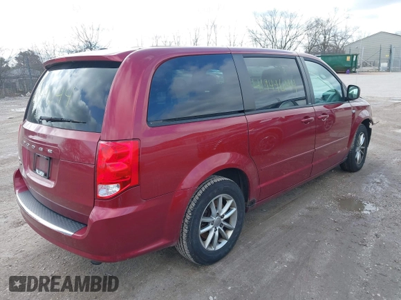 2014 Dodge Grand Caravan SE with VIN 2C4RDGBG6ER187868, listed as a IAAI auction lot 41949644 with 156,937 mi miles and . Bid and sale history available at DreamBid. Image 4.
