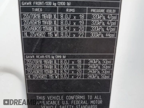 2023 Land Rover Defender S z VIN SALEJ6EX5P2122193, wystawiony jako Copart lot #79962604 z przebiegiem 7 809 mil mil oraz Szkoda całkowita • Salvage title. Historia ofert i sprzedaży dostępna na DreamBid. Obrazek 13.