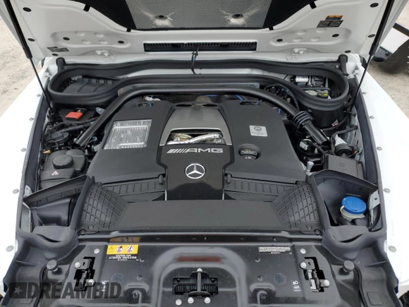 2024 Mercedes-Benz G 63 AMG with VIN W1NYC7HJ7RX507748, listed as a Copart auction lot 84663444 with 87 mi miles and Salvage Title. Bid and sale history available at DreamBid. Image 12.