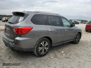 2017 Nissan Pathfinder SV with VIN 5N1DR2MN6HC665578, listed as a Copart auction lot 50237865 with 124,018 mi miles and Salvage Title. Bid and sale history available at carsss.com. Image 3.
