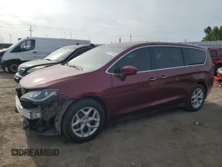2019 Chrysler Pacifica Touring Plus with VIN 2C4RC1FG6KR714491, listed as a Copart auction lot 60741935 with 129,869 mi miles and Salvage title. Bid and sale history available at DreamBid. Image 1.