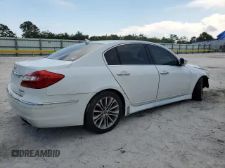 2013 Hyundai Genesis 3.8L z VIN KMHGC4DD7DU244166, wystawiony jako Copart lot #58535535 z przebiegiem 97 449 mil mil oraz Szkoda całkowita • Salvage title. Historia ofert i sprzedaży dostępna na DreamBid. Obrazek 3.