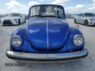 1979 Volkswagen Beetle with VIN 1592001349, listed as a Copart auction lot 76376084 with 27,250 mi miles and Salvage Title. Bid and sale history available at DreamBid. Image 5.