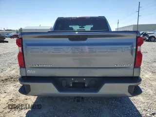 2021 Chevrolet Silverado 1500 Custom with VIN 1GCPWBEK3MZ437320, listed as a Copart auction lot 49348155 with 28,563 mi miles and Salvage Title. Bid and sale history available at DreamBid. Image 6.