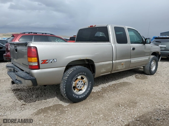 2002 Chevrolet Silverado 1500 LS with VIN 1GCEK19T02E236432, listed as a Copart auction lot 48570145 with 0 mi miles and Salvage Title. Bid and sale history available at carsss.com. Image 3.